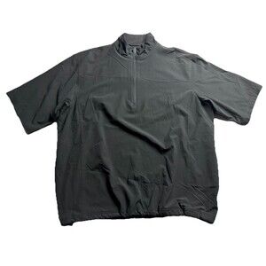 Walter Hagen HYDRO HALT Mens SS Quarter Zip Golf Pullover Sz XL